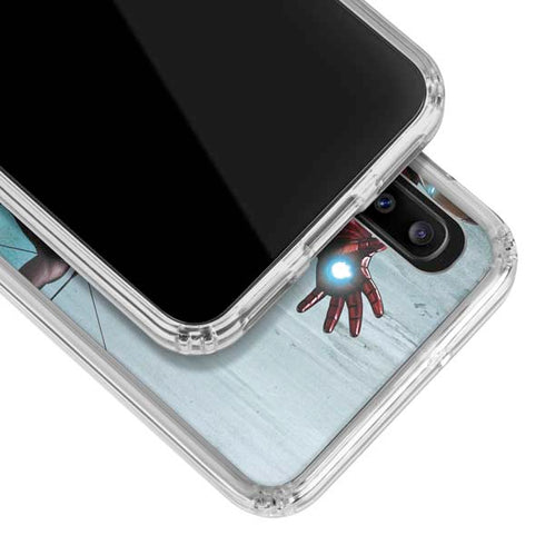 Marvel Avengers Assemble Galaxy A20 Clear Case